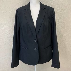Lane Bryant Black Two Button Blazer, Sz 16, EUC